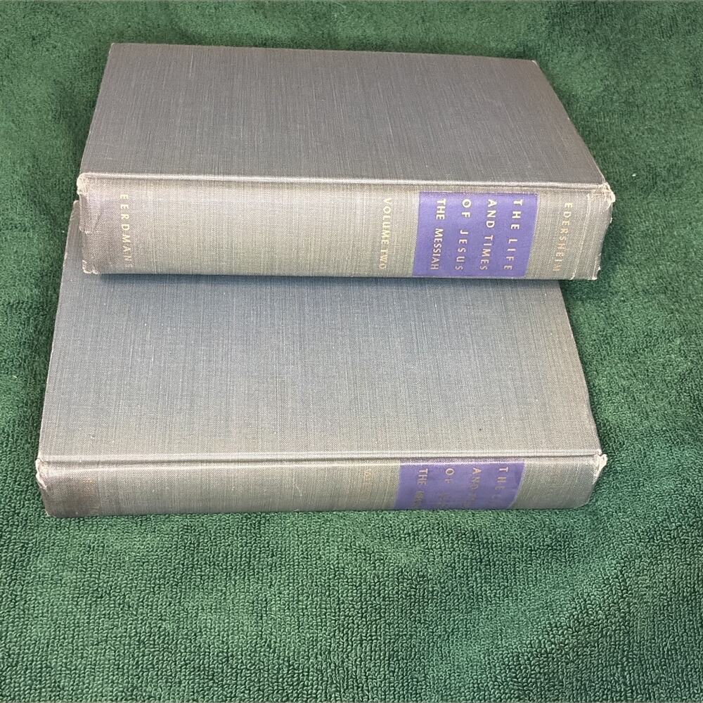 The Life and Times of Jesus the Messiah hardcover Alfred Edersheim Eerdmans 1959